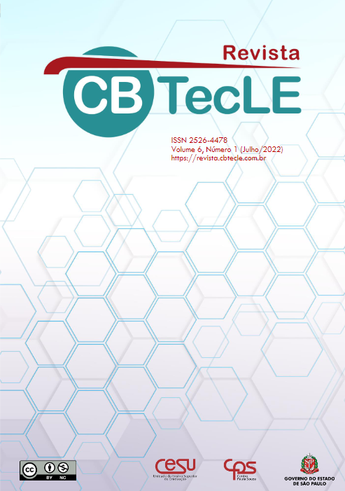 					Visualizar v. 6 n. 1 (2022): Revista CBTecLE
				